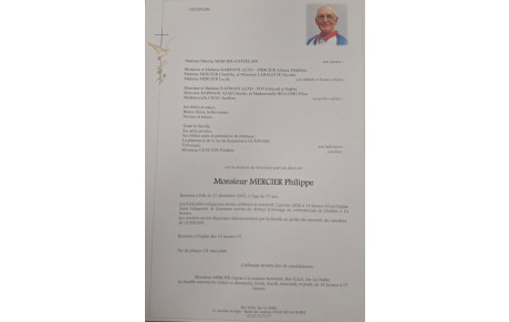 Décès de notre Secrétaire Générale