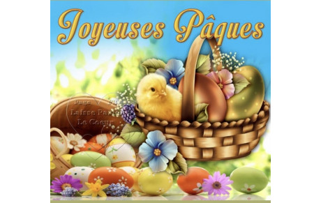 Bonne fêtes de Pâques