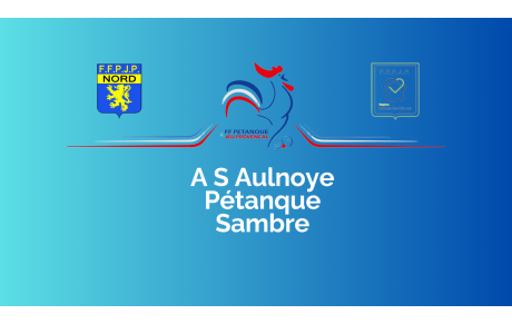 A S Aulnoye Pétanque Sambre